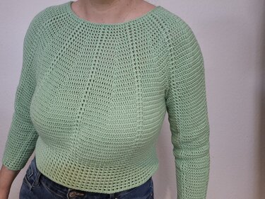 Häkelanleitung Tunika oder Crop-Pulli Kryss - Bild 6