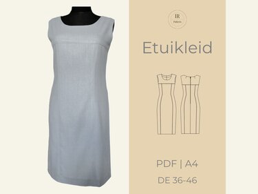 Damen Schnittmuster Etuikleid - Zeitlose Eleganz in Größen 36-46 - Bild 2