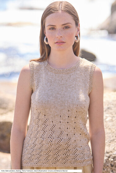 Top mit schräger Mustereinteilung - Bild 4