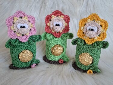 Häkelanleitung Das Pralinen Blümchen - Bild 3