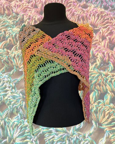 Häkelanleitung Stola "Sommerwelle" - Bild 4