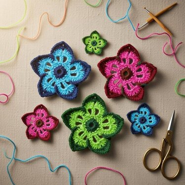 3D Häkelrose Brosche PDF + Video (Englisch) – nontycrochet