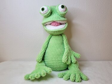 Häkelanleitung flauschiger Frosch - Bild 2