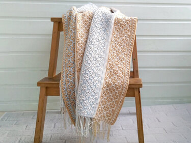 Pastel Dreams Baby Blanket, Overlay Mosaic Crochet Pattern - Image 3