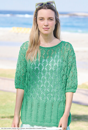 Pullover mit Lochmuster - Bild 2