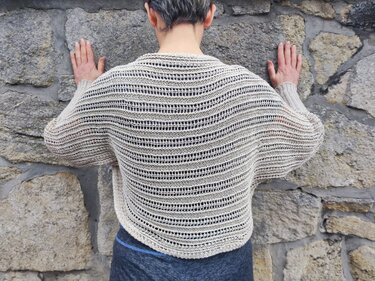 Ärmelschal stricken, Strickanleitung, Bolero Stricken - Bild 2