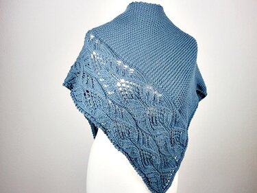 Knitting pattern shawl "Japanese Flowers" - Image 10