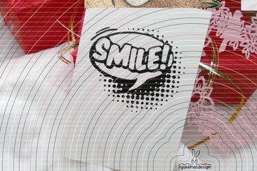 Sprechblase Smile Plotterdatei SVG DXF - Bild 8