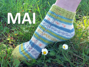 Sockenjahr 2026 - 12 Sockendesigns mit Fixen Quicky Ferse & Two Way Socke - Bild 12