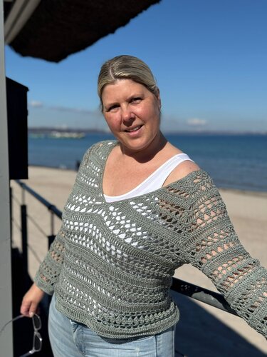 Häkelanleitung Pullover/Shirt Mitena