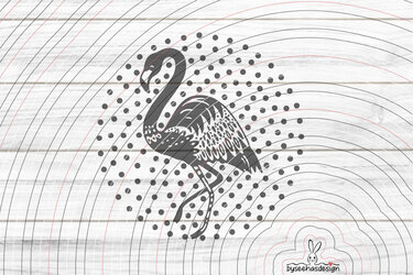 Flamingo Plotterdatei Strassdatei SVG DXF - Bild 2