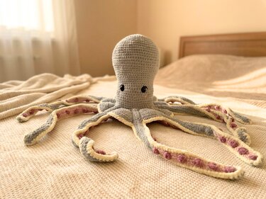 Crochet Pattern: Giant Octopus | 120cm | 47" - Image 4