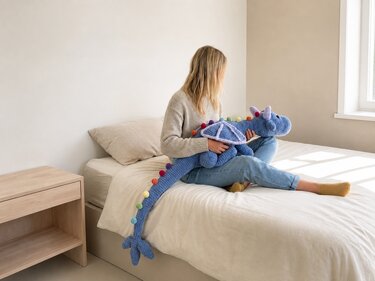 Crochet Pattern: Giant rainbow dragon | 1 Pattern - 2 Giant Sizes - Image 9
