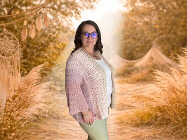 Boho Dream-Häkelanleitung für eine sommerliche Jacke