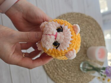 Knuddelmiez Katze – Amigurumi Häkelanleitung für Anfänger, ohne Nähen - Bild 4