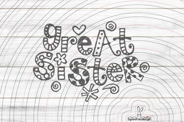 Great Sister Plotterdatei SVG DXF - Bild 2