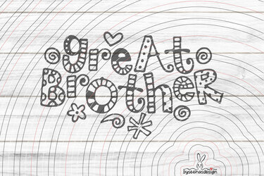 Great Brother Plotterdatei SVG DXF - Bild 2