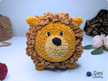 Crochet Pattern Ball Lion Loma – No-Sew Amigurumi Lion - Image 4