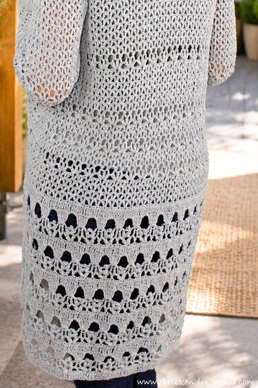 Summer Crochet Vest Pattern | S/M/L/XL/XXL | Cardigan CasualFlowers #1 - Image 3