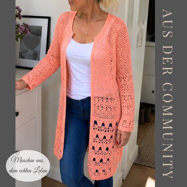 Häkelanleitung für Sommerweste | S/M/L/XL/XXL | Häkelweste CasualFlowers #1 - Bild 7