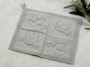Washcloth Dove - Peace – Knitting Instructions - Image 4