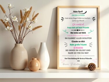 Motivationsposter zur Einschulung / zum Schulwechsel - in 4 Varianten