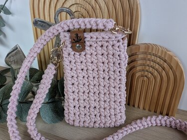 Handytasche Häkelanleitung, Smartphone-Tasche inkl. Gurt - Bild 10