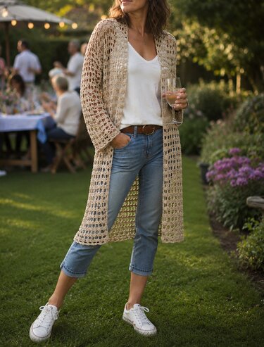 Häkelmantel SOMMERPARTY | nahtlos | 10 Größen - Bild 3