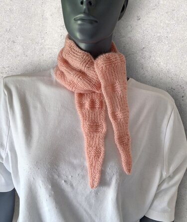 Strickanleitung Mini-Schal, Halstuch, ideal zur Resteverwertung   #380