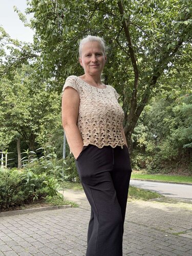Top/Tunika/Kleid Pfauengarten, Häkelanleitung - Bild 39
