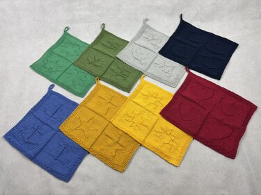 Washcloth Set – Best Wishes – Knitting Instructions - Image 6