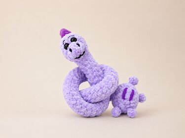 Häkelanleitung: Dinosaurier Amigurumi als PDF-Datei