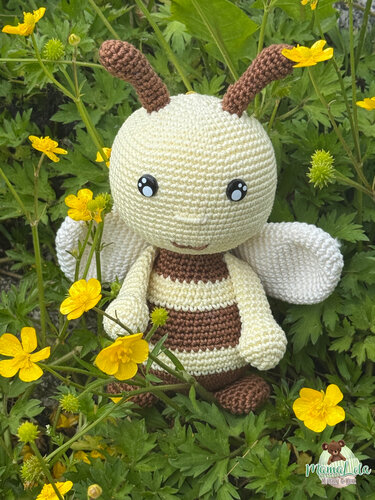 Kuschel Hummel, mini - Häkelanleitung - Bild 9