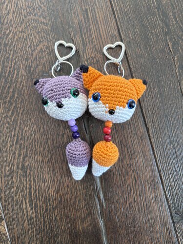 Häkelanleitung Schlüsselanhänger Fuchs