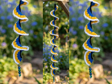 Crochet Pattern: Colorful Wind Spinner