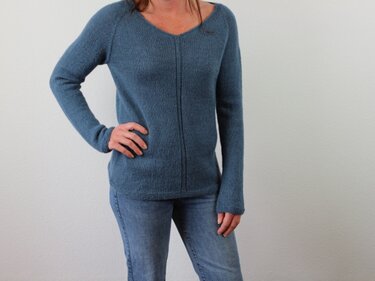 Top Down Raglan Sweater Knitting Pattern PDF - Image 11