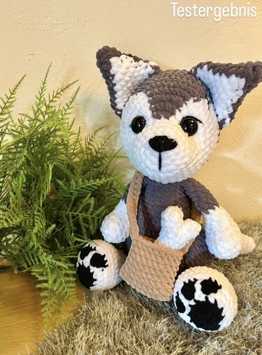 Husky häkeln Anleitung Deutsch | Husky Amigurumi | Hund häkeln |Wolf häkeln - Bild 12