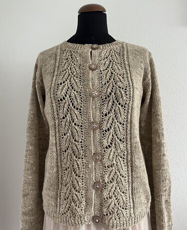 Strickanleitung * Sommerjacke * Cardigan mit Ajourmuster * 3 Größen - Bild 3