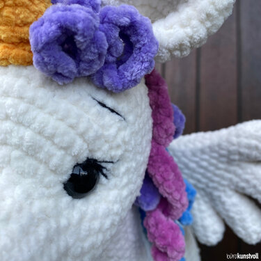 PDF Crochet pattern GER/ENG for „Ruby the unicorn“, @buerokunstvoll - Image 4