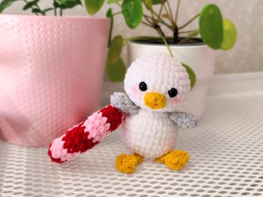 Häkelanleitung Möwe "Albert" mit Schwimmring - Bild 4
