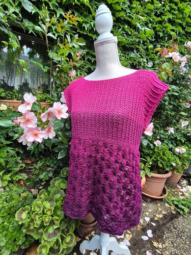 Häkelanleitung für das Tunika-Shirt "Summer Wave" - Bild 4