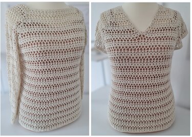 RVO Netzshirt "Sommerbrise" – Ein Schnitt, 4 Looks - Häkelanleitung