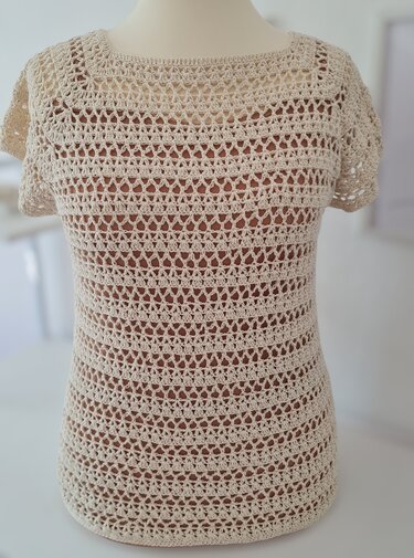 RVO Netzshirt "Sommerbrise" – Ein Schnitt, 4 Looks - Häkelanleitung - Bild 4