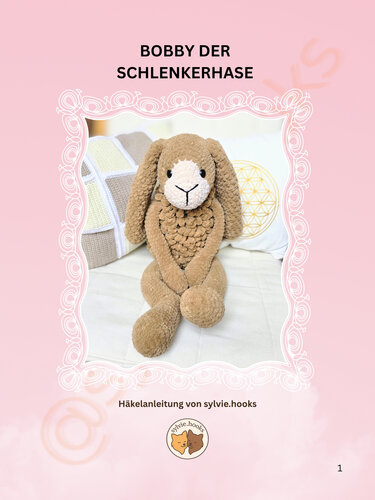 Häkelanleitung Hase Big Bobby - XL Größe - Schlenkerhase - Anfängergeeignet