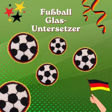 Fußball Glas Untersetzer