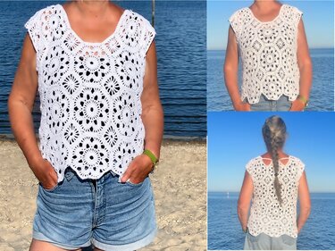 Shirt aus Achtecken - Häkelanleitung - Bild 16