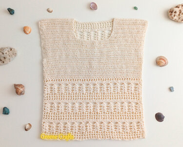 Crochet Pattern: "Summer Breeze" Lace Top, Women's Tank Top, Sizes XS-3XL - Image 3