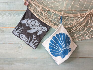 Topflappen "Lust auf Meer 3.0" - Doubleface Strickanleitung - Bild 4
