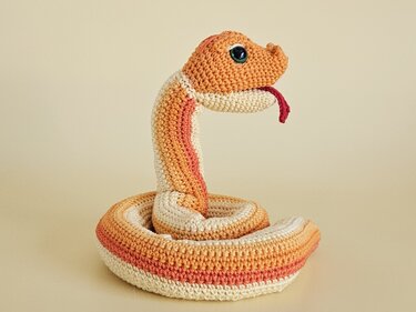 Häkelanleitung Roswitha Schlange Amigurumi PDF - Bild 5