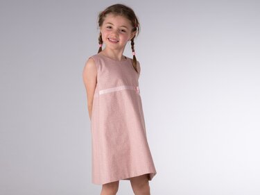 Mädchen Wendekleid ELENA – Tunika Kleid Datei 92/98–152/158 - Bild 7